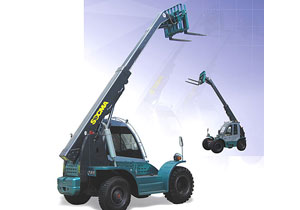 4WD Telescopic Forklift, 3.5T Telehandler