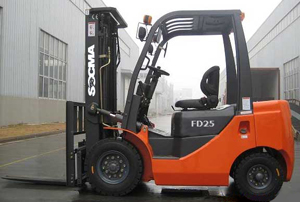 2-2.5 Ton Diesel Forklift with Isuzu Engine